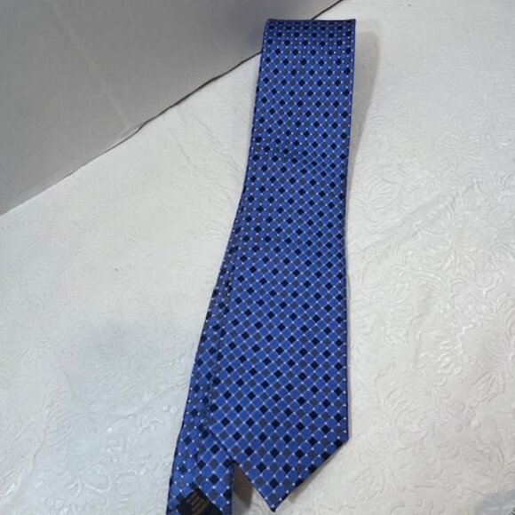 Donald J Trump Signature Collection Silk Necktie Blue NEW - Picture 2 of 6